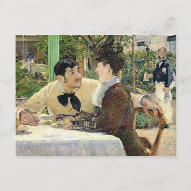 Manet | The Garden of Pere Lathuille, 1879 Postcard (Front)