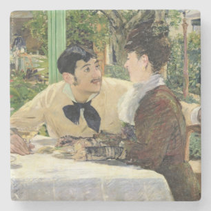 Manet The Garden of Pere Lathuille, 1879 Stone Coaster