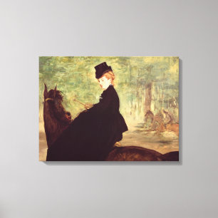 Manet The Horsewoman, 1875 Canvas Print