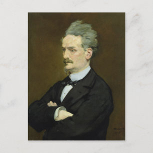 Manet The Journalist Henri Rochefort , 1881 Postcard