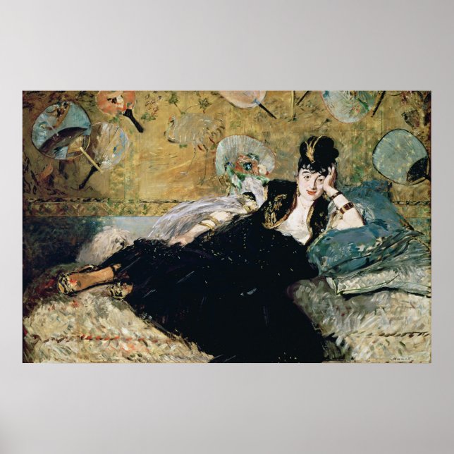 Manet | The Lady with Fans Poster (Front)