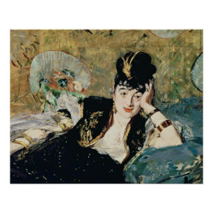 Manet   The Lady with Fans Poster