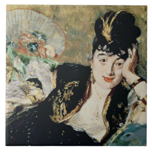 Manet   The Lady with Fans Tile