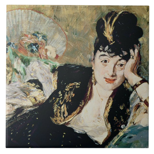 Manet | The Lady with Fans Tile (Front)