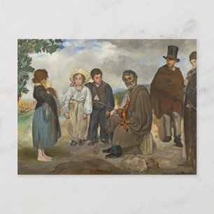 Manet   The Old Musician, 1862 Postcard