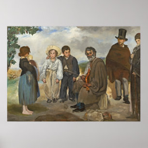 Manet   The Old Musician, 1862 Poster