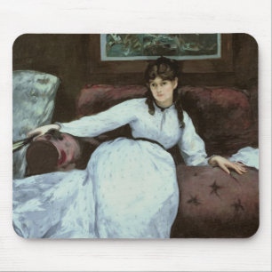 Manet   The Rest, portrait of Berthe Morisot Mouse Mat
