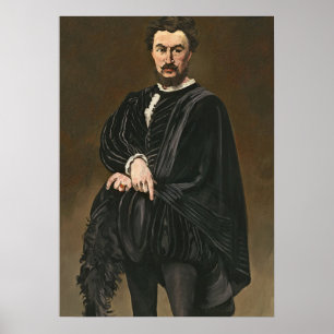Manet   The Tragedian Actor (Rouviere as Hamlet) Poster