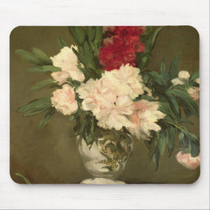 Manet Vase of Peonies on a Small Pedestal, 1864 Mouse Mat