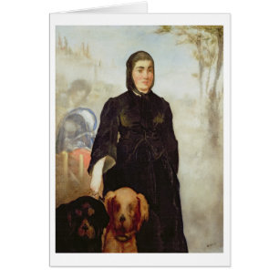 Manet Woman With Dogs, 1858