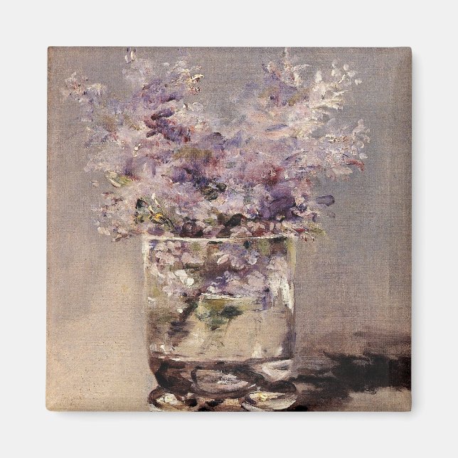 Manet's Lilacs in a Glass - Magnet (Front)