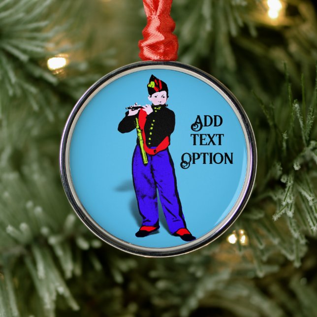 Manet's Little Flautist  Metal Tree Decoration (Tree)