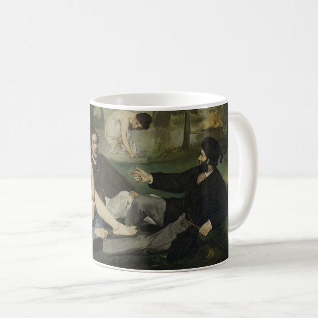 Manet's The Luncheon on the Grass Coffee Mug (Front Right)
