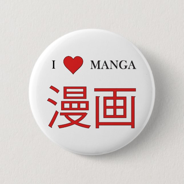 Manga 6 Cm Round Badge (Front)