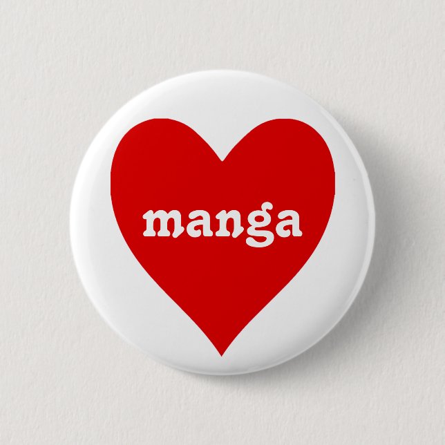 manga 6 cm round badge (Front)