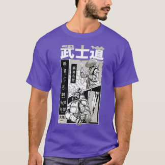 Manga and Anime Samurai Warrior T-Shirt