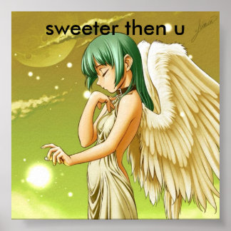 manga angel  sweeter then u poster