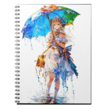 Manga Anime Spiral Photo Notebook