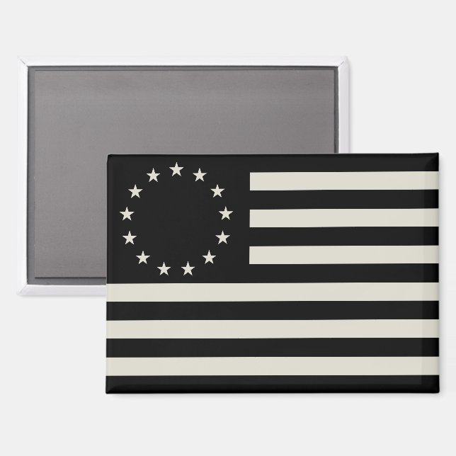 Manga, Betsy Ross Flag or Circle American Flag Magnet (Front/Back)