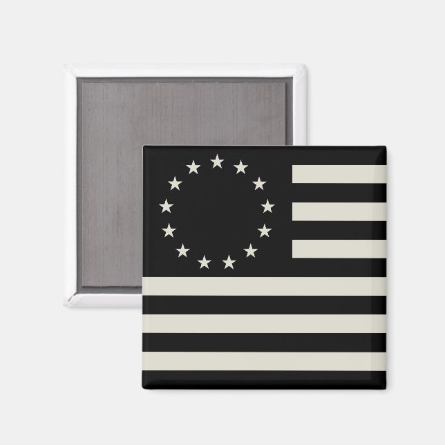 Manga, Betsy Ross Flag or Circle American Flag Magnet (Front/Back)