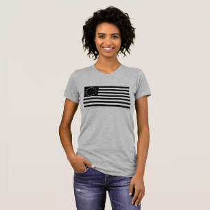 Manga, Betsy Ross Flag or Circle American Flag T-Shirt