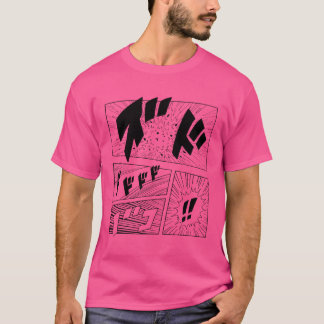 manga comic anime japanese minimalistic vintage T-Shirt