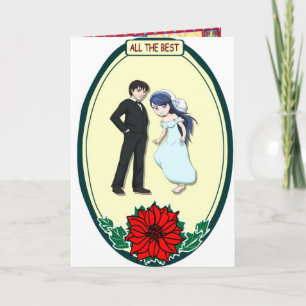 manga couple, all the best, card