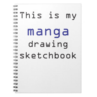 Manga drawing sketchbook notebook