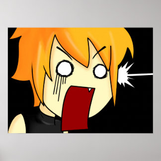 Manga Emote Boy | TAOFEWA Kenneth | Manga Chibi Poster
