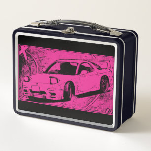 Manga FD3S RX7 Metal Lunch Box