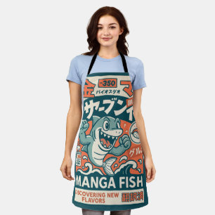 Manga Fish Apron