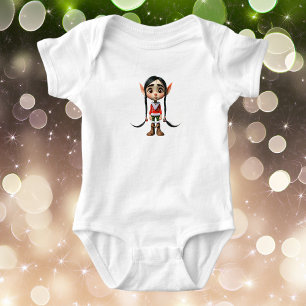 Manga Girl Christmas Elf Baby Bodysuit