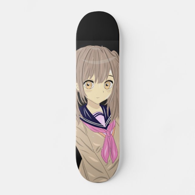 Manga girl skateboard (Front)