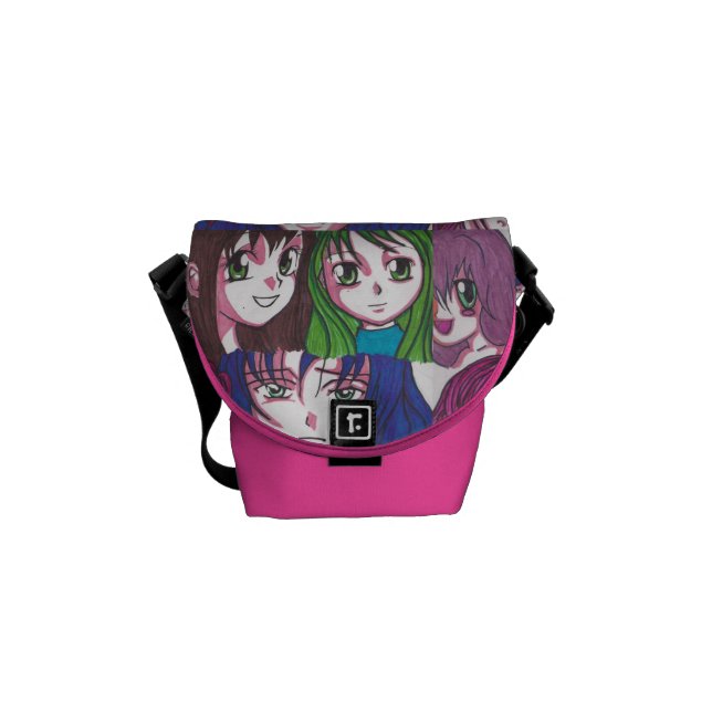Manga Girls Mini Bag Commuter Bag (Front)