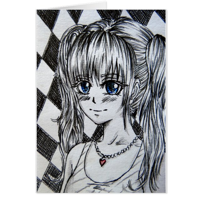 Manga girls with blue eyes (Front)