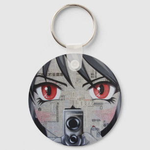 manga gun key ring