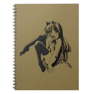Manga, Neko Catgirl Furry Anime Loli Slave Notebook