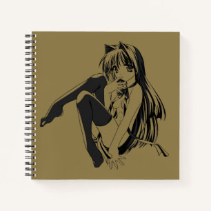Manga, Neko Catgirl Furry Anime Loli Slave Notebook