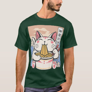 Manga Neko Ramen Cat Lover871 T-Shirt