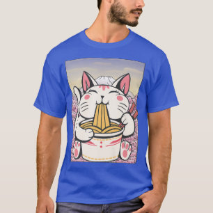Manga Neko Ramen Cat Lover 858 T-Shirt