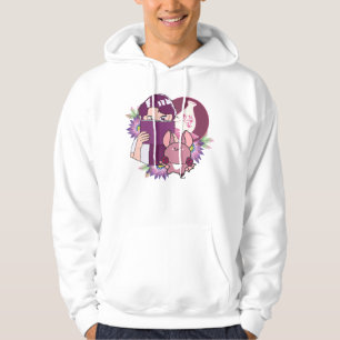Manga Reader, Sake and Bat with Prosthesis Hoodie
