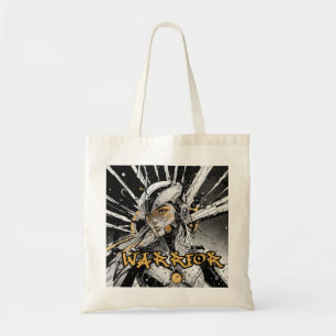 Manga warrior  tote bag