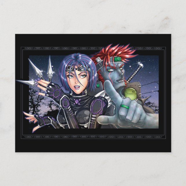 Manga Warriors Postcard (Front)