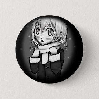 manga winter 6 cm round badge
