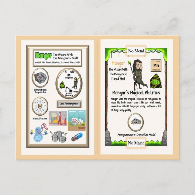 Mangar - Manganese Trading Card (Front)