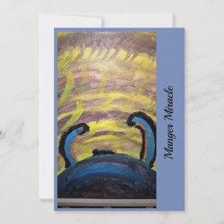 Manger Miracle Christmas Card