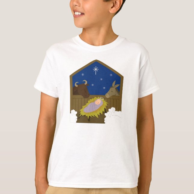 Manger Scene T-Shirt (Front)