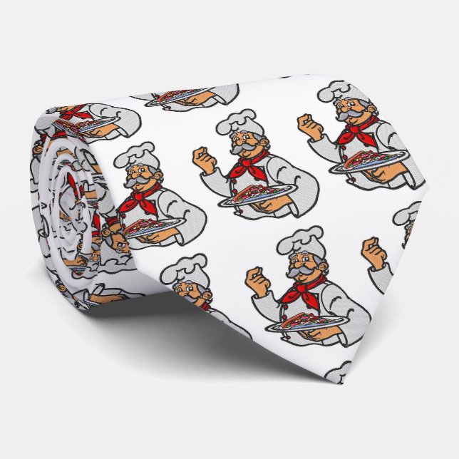 MANGIA "ITALIAN" CHEF AND COOK'S TIE (Rolled)