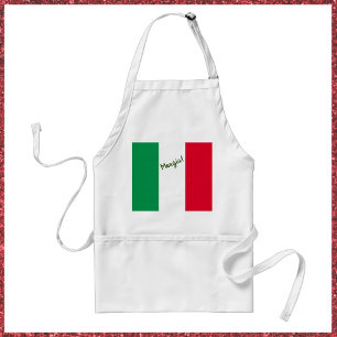 Mangia Italian Flag Standard Apron