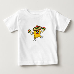 Mango as Musician with Maraca Baby T-Shirt
